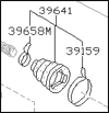 Factory CV Axle Boot Repair Kit, Outer, 12/80-83 280ZX Turbo, 9/81-83 280ZX 2+2