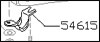 Factory Front Sway Bar Mount Bracket, Left, 79-83 280ZX