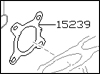 Factory Oil Filter Mount Bracket to Engine Block Gasket, 90-96 300ZX (Z32)