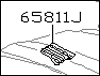 Factory Hood Vent, Left, 79-81 280ZX Non-Turbo