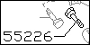 Factory Outer Rear Control Arm Bolt, 84-1/87 300ZX (Z31)