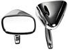 Racing Style Mirror Kit, Chrome