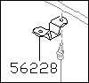 Factory Rear Sway Bar Bracket, 79-83 280ZX