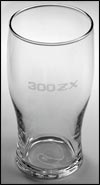 Sale! Laser Engraved "300ZX" Logo Irish Pub Glass
