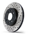 StopTech Cross Drilled/Slotted Brake Rotors, Front, 2/89-6/90 300ZX N/T