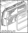 Factory Tail Light Lens, Left, 79-81 280ZX
