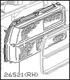 Factory Tail Light Lens, Right, 79-81 280ZX