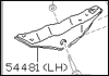 Factory Tension Rod Bracket, Left, 88-89 300ZX (Z31)