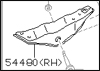 Factory Tension Rod Bracket, Right, 88-89 300ZX (Z31)