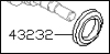 Factory Rear Wheel Bearing Seal, 90-96 300ZX (Z32) Turbo