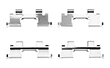 Brake Hardware Kit, Rear, 87-89 300ZX