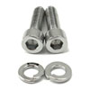 Chromed Distributor Support Bolt Set, 70-83 240Z, 260Z, 280Z, 280ZX