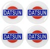 Classic Datsun Logo 1 7/8" Adhesive Emblem Set (Fits REWIND wheels!)