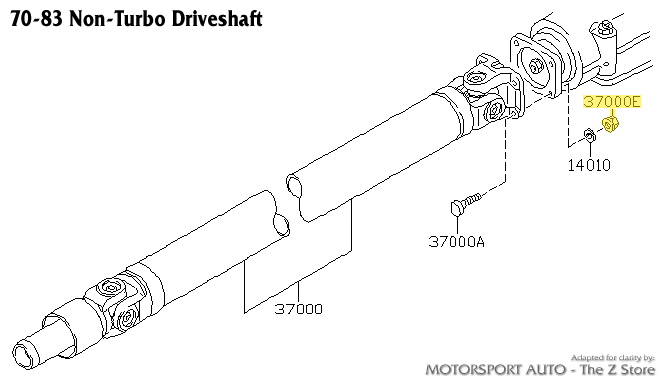 Motorsport Auto - The Z Store - Factory Driveline Nut, 8mm