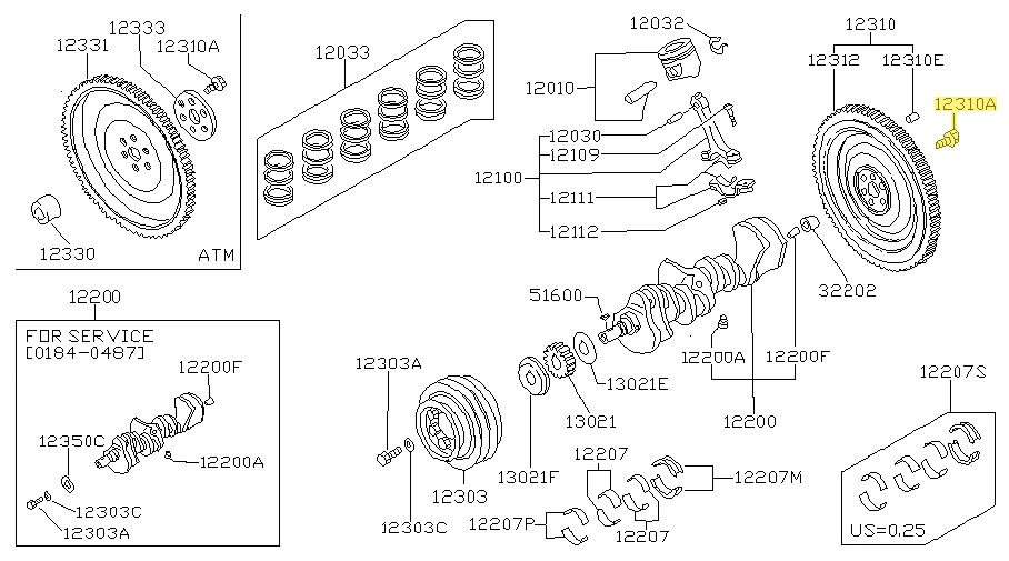 Motorsport Auto - The Z Store - Factory Bolt, Flywheel, 84