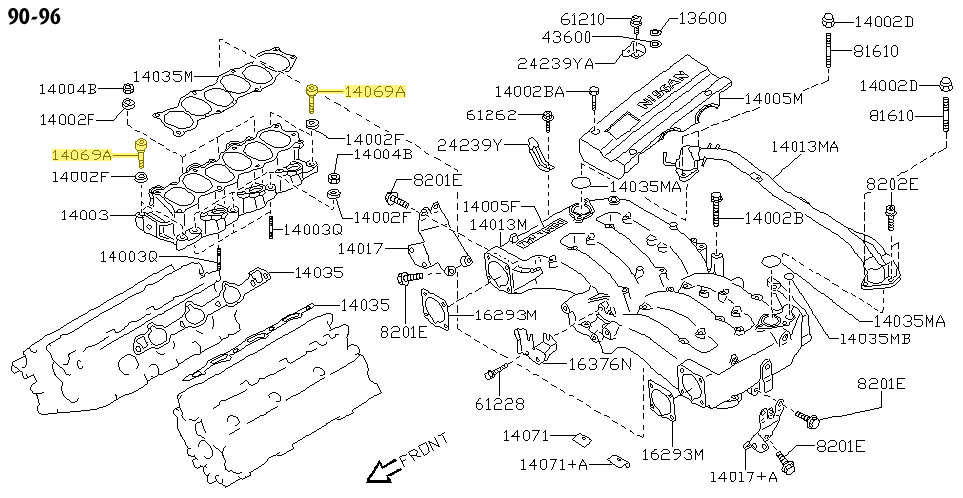 たまるページ Motorsport Auto - The Z Store - Factory Intake Manifold to