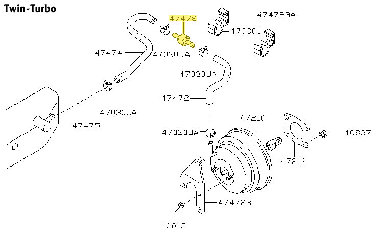 Motorsport Auto - The Z Store - Factory Brake Master Vac Check