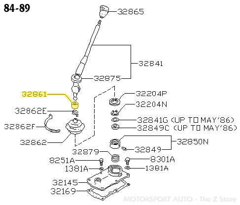 Motorsport Auto - The Z Store - Factory Shift Lever End
