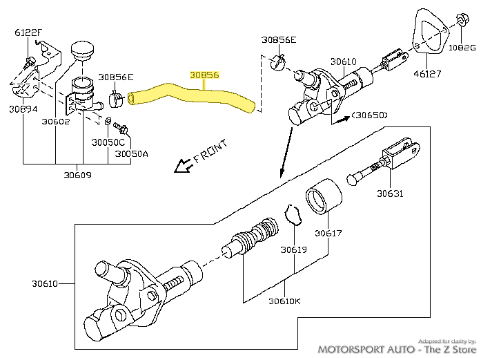 21 Motorsport Auto - The Z Store - Replacement Clutch Master