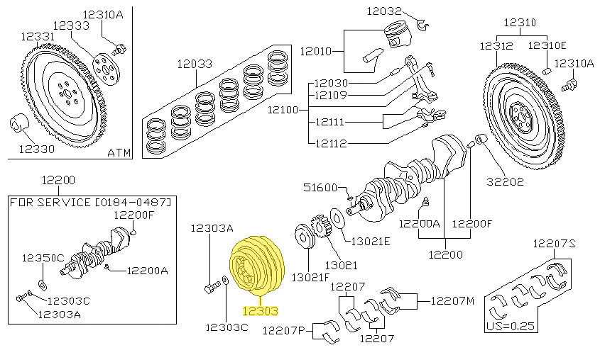 Motorsport Auto - The Z Store - Factory Crankshaft Pulley, 84-12