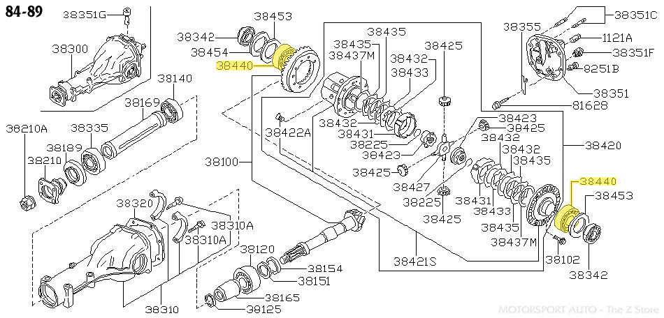 Motorsport Auto - The Z Store - Factory Differential Side (Carrier