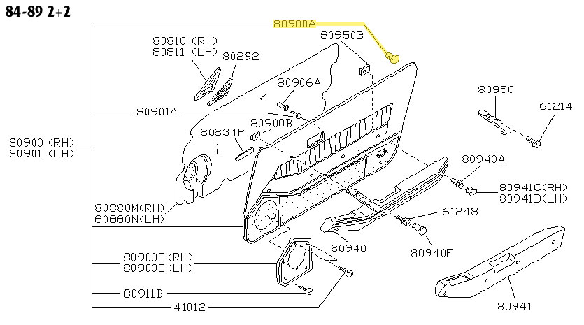 Motorsport Auto - The Z Store - Factory Interior Panel Clip, White
