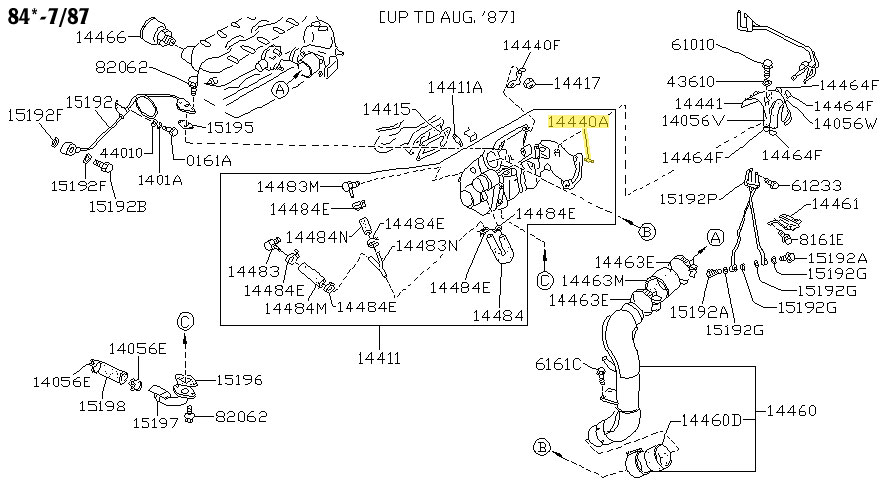 Motorsport Auto - The Z Store - Factory Downpipe Stud, 81-89
