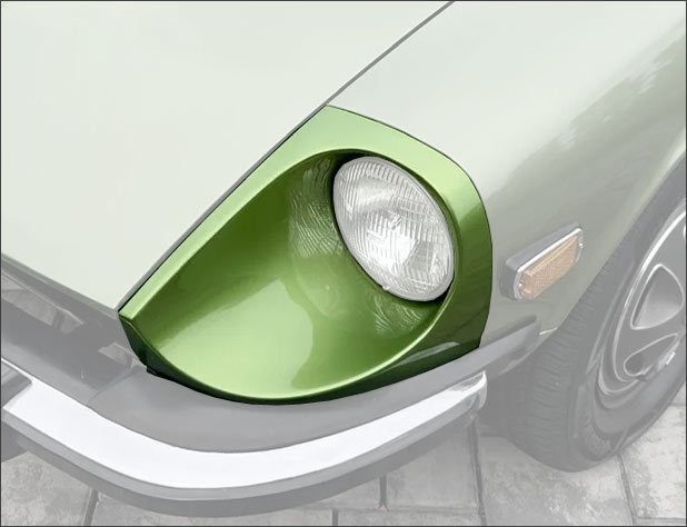 Motorsport Auto - The Z Store - Factory Metal Headlight Case, Left
