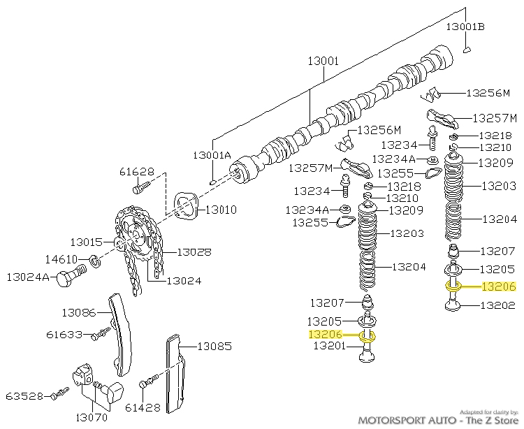 Motorsport Auto - The Z Store - Factory Lower Valve Spring Seat
