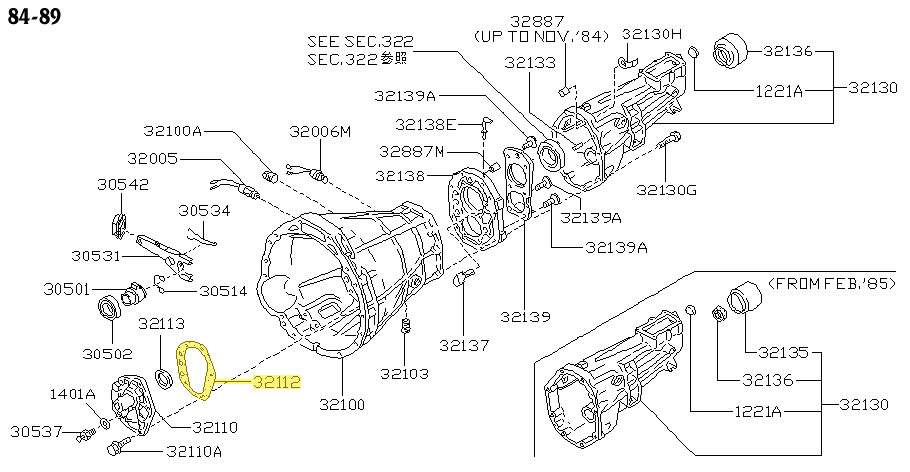 Motorsport Auto - The Z Store - Factory Front Cover Gasket, 72-89