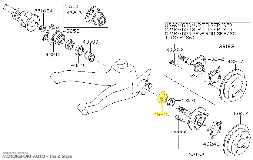 字31 1987-89 Nissan 300ZX Z31 Digital Dash Cluster Complete For