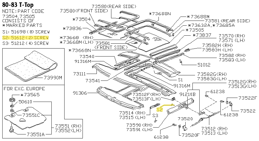 カン Motorsport Auto - The Z Store - Factory Self Tapping Style Screw