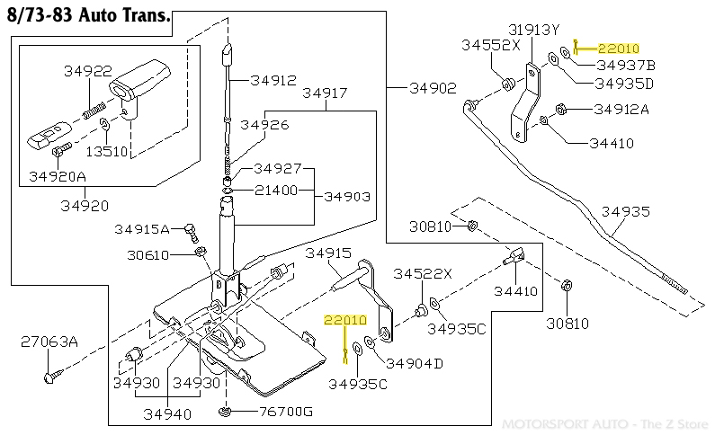 Motorsport Auto - The Z Store - Factory Multi-Use Cotter Pin, 8/73