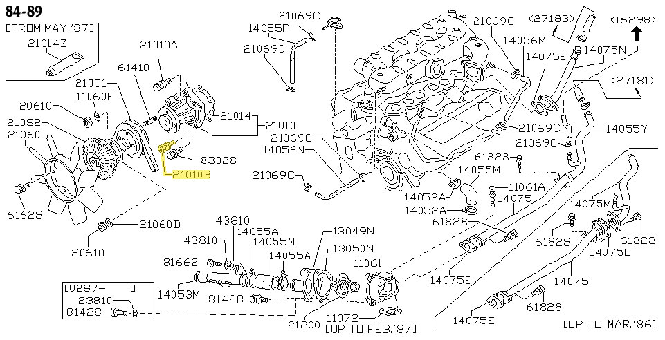 Motorsport Auto - The Z Store - Factory Water Pump Receiver Bolt