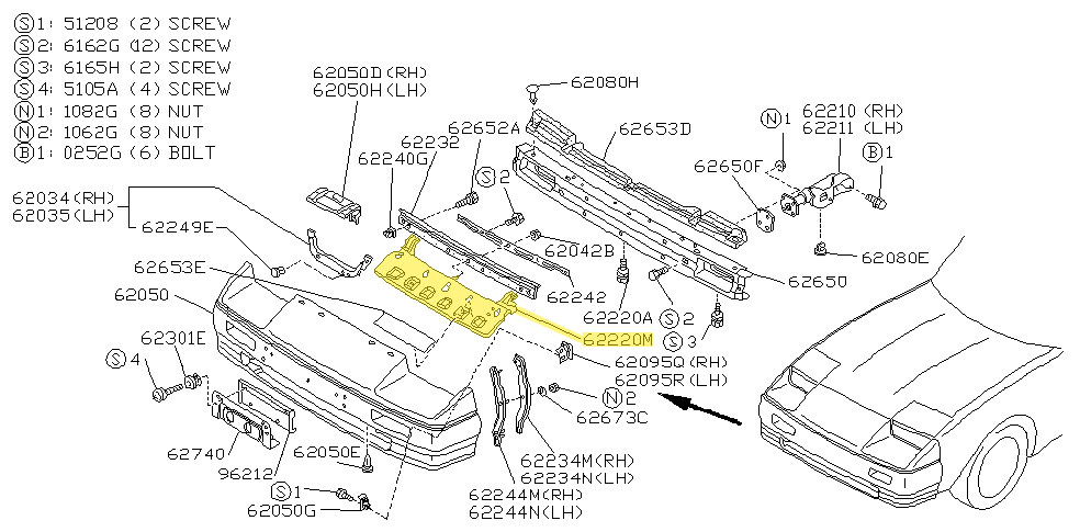 Motorsport Auto - The Z Store - Factory Front Bumper Support