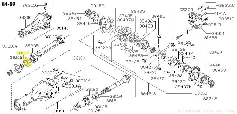 Motorsport Auto - The Z Store - Factory Front Differential