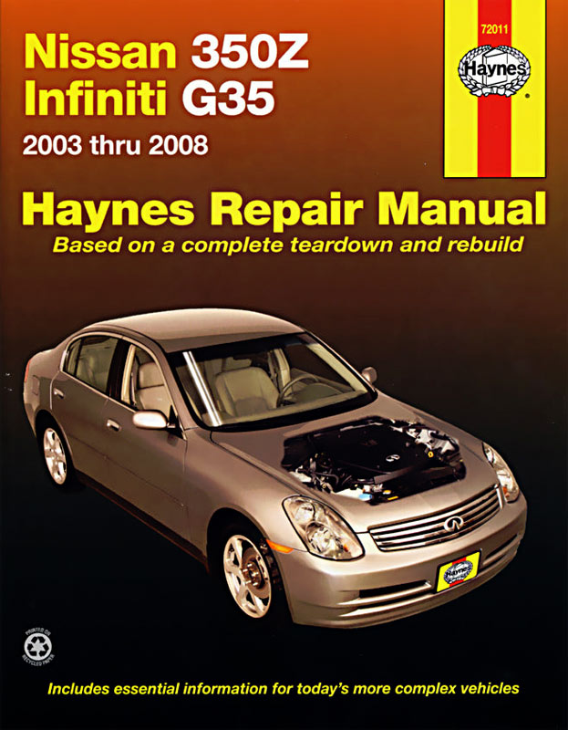 Motorsport Auto - The Z Store - Haynes Repair Manual, 03-09* 350Z