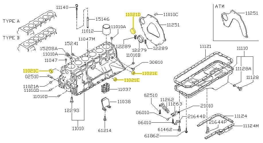 Motorsport Auto - The Z Store - Factory* Block Freeze Plug Kit, 70
