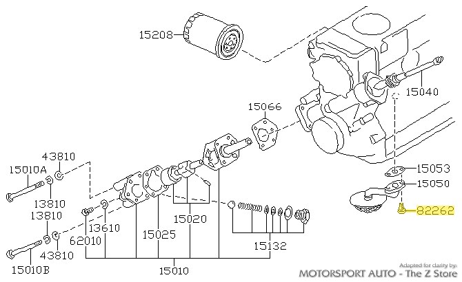 Motorsport Auto - The Z Store - Factory Oil Pick Up Tube, 79