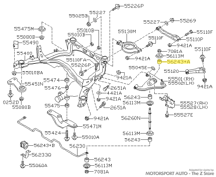 ❃purumeria❃さま専用 Motorsport Auto - The Z Store - Factory Rear Sway Bar End