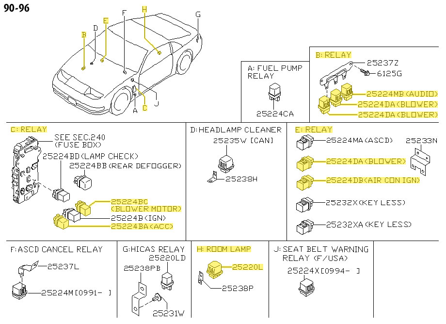 れいたん OEM 300ZX (Z32) Manual Transmission Synchro Baulk Ring - 4th