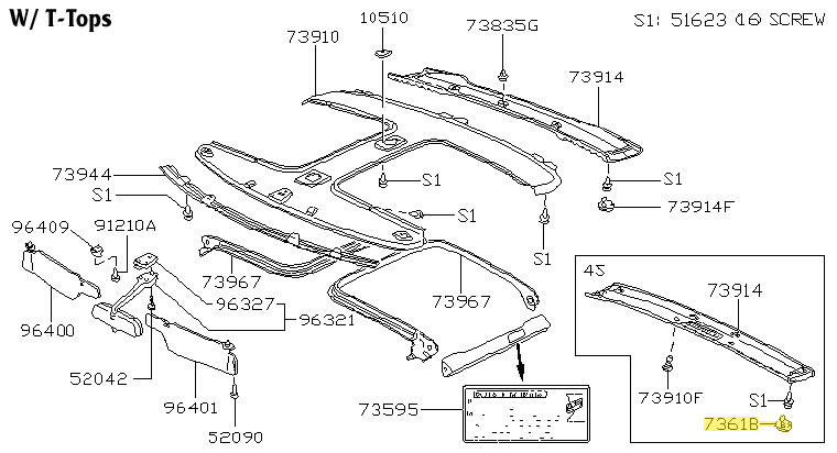 nonameページ Motorsport Auto - The Z Store - Factory Roof Panel Cap, Brown, 81