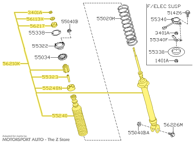 Motorsport Auto - The Z Store - Factory Adjustable Shock