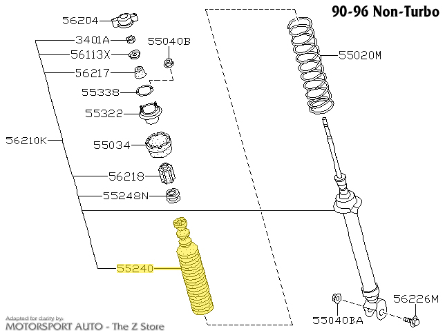 Motorsport Auto - The Z Store - Factory Adjustable Shock