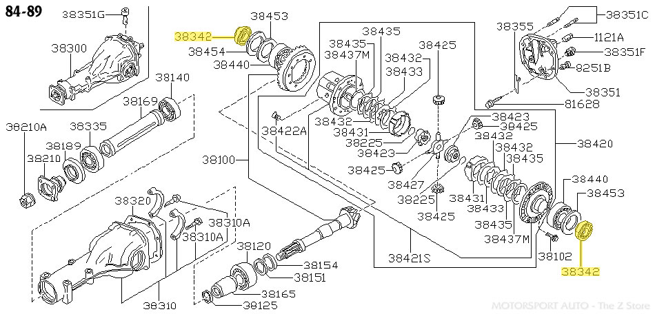 しるしる 5-09625092-1 Rear Axle Oil Seal 5096250921 Suitable for