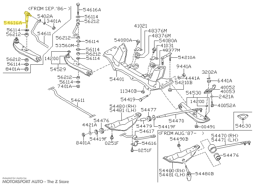 Motorsport Auto - The Z Store - Factory Front Control Arm