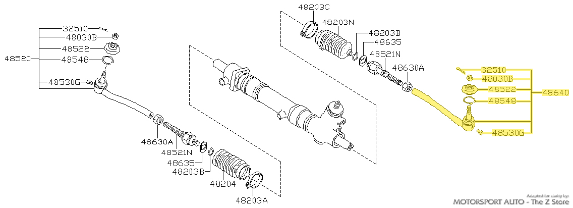 MEKE様 Motorsport Auto - The Z Store - Factory Tie Rod End Nut, 81