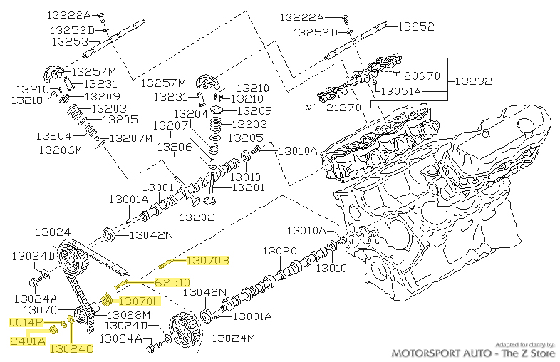 84ページ Motorsport Auto - The Z Store - Factory* Timing Belt Tensioner