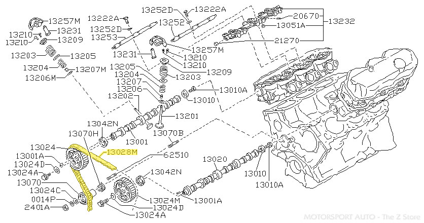 Motorsport Auto - The Z Store - Timing Belt, 84-89 300ZX (Z31)