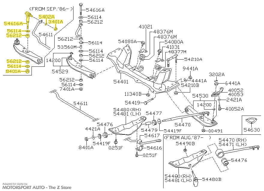 その他 R Motorsport Auto - The Z Store - NEW! Replacement Sway Bar